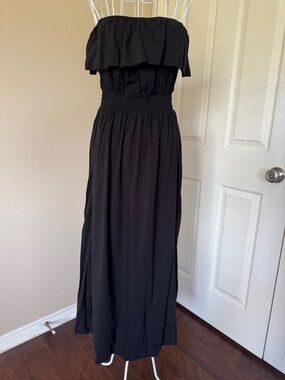 Off shoulder Black Maxi Dress - Classic Women’s Summer Dress